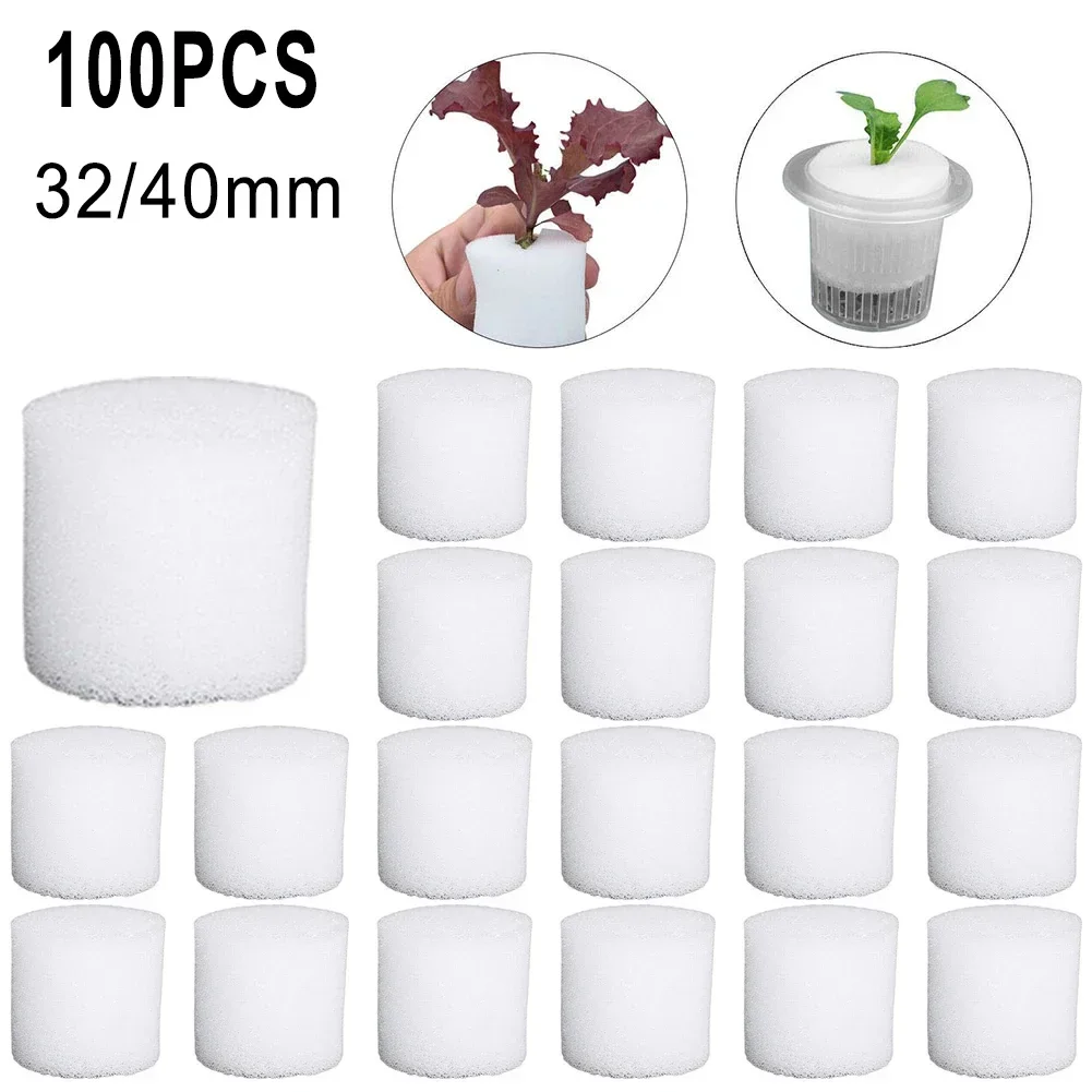 Hydroponic Grow Pod - 100PCS Soilless Hydroponic Sponge Garden Vegetable