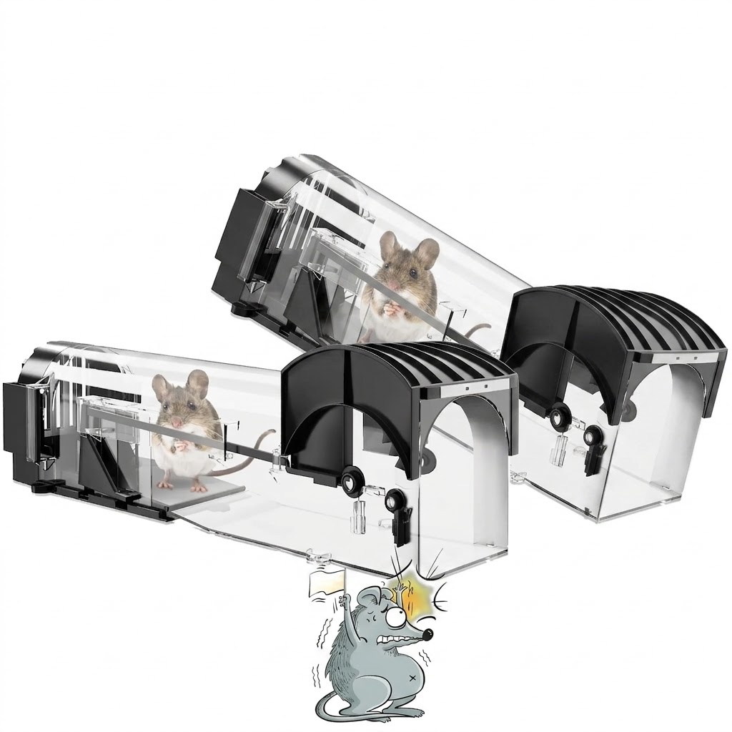 Smart Garden Outdoor - Reusable Mouse Catcher Smart Self-locking For