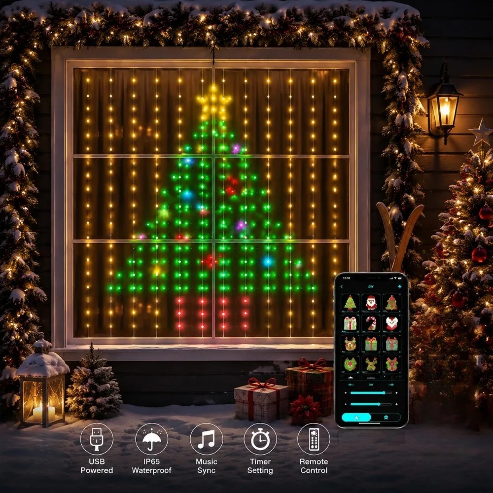 Outdoor LED Pixel Curtain Ligh - Smart Garden Outdoor review and price