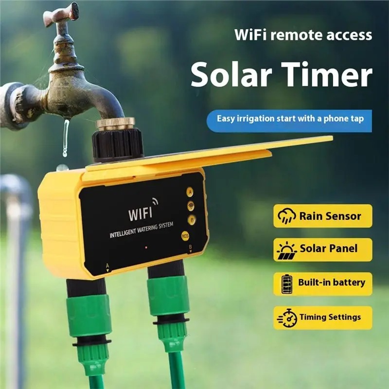 1/2 Outlets WIFI Solar Irrigat - Smart Garden Water Timer review and price