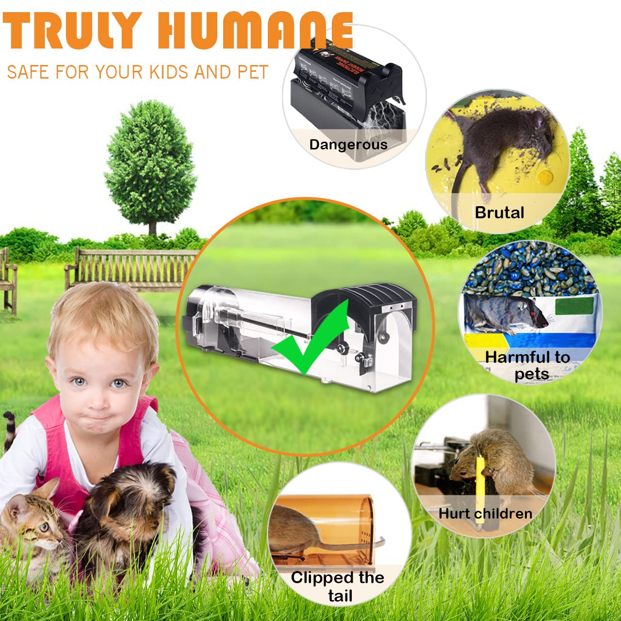 Safe Firm Humane Reusable Plas - Smart Garden Outdoor review and price
