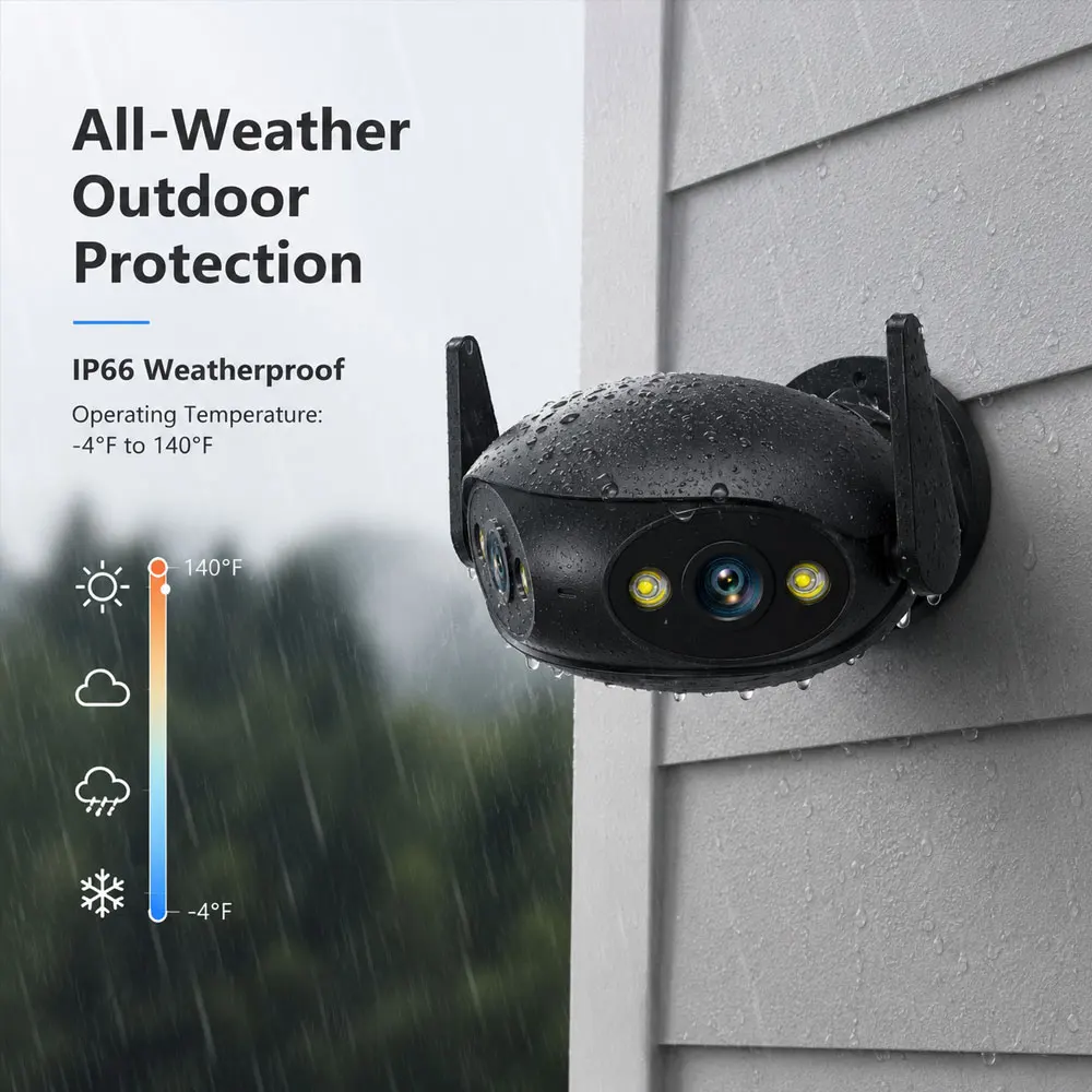 New 8MP Dual Lens WiFi Securit - Smart Garden Monitoring System review and price