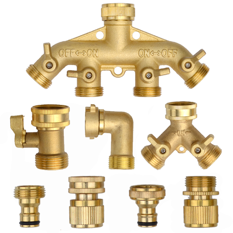 Heavy Duty Brass 1-2-4 way Spl - Smart Garden Hose Valve review and price
