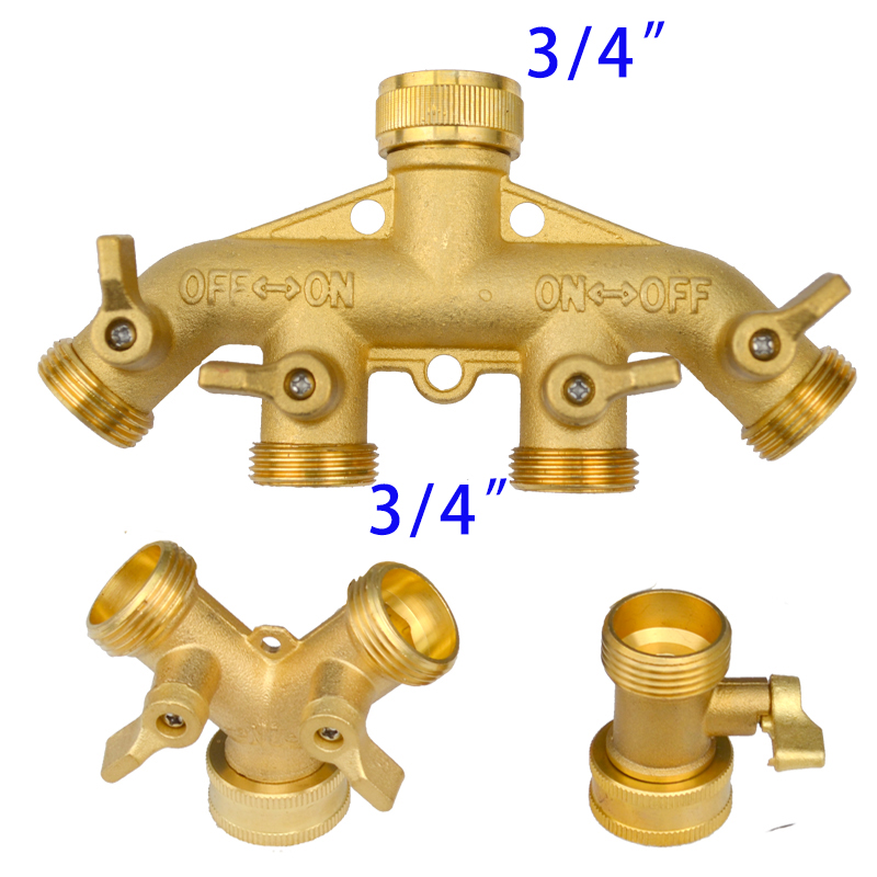 Heavy Duty Brass 1-2-4 way Spl - Smart Garden Hose Valve review and price