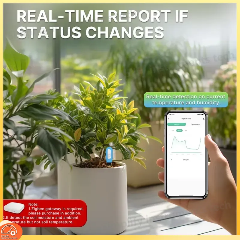 Smart Soil Moisture Temperatur - Smart Garden Monitoring System review and price