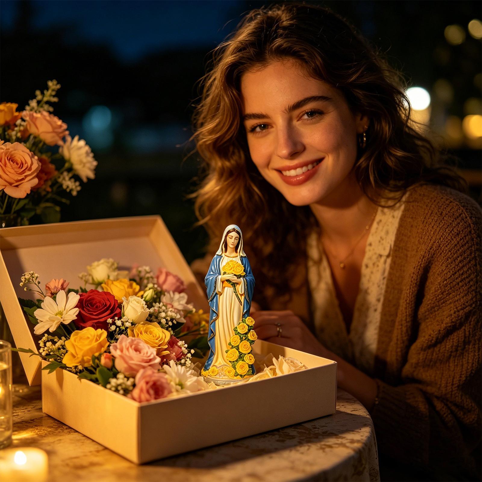 Virgin Mary Solar Statue Garde - Smart Garden Solar review and price