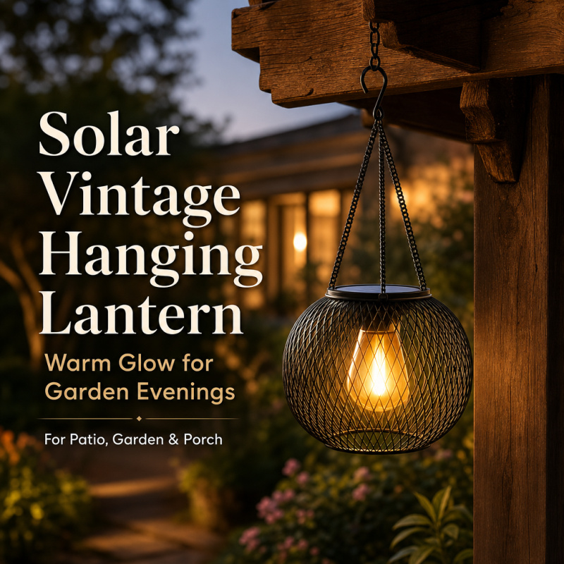 Solar Powered LED Hanging Floo - Smart Garden Solar review and price
