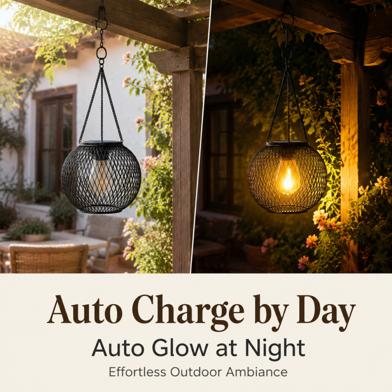 Solar Powered LED Hanging Floo - Smart Garden Solar review and price