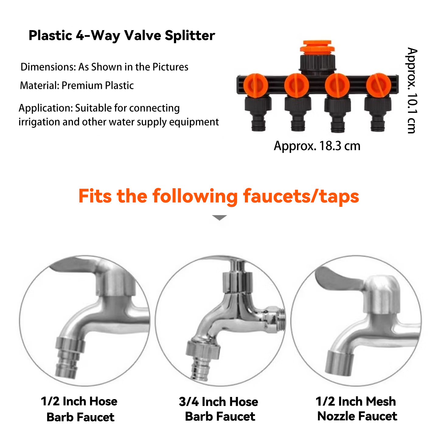 1 In 4 Out 5-Way Water Tap Spl - Smart Garden Hose Valve review and price