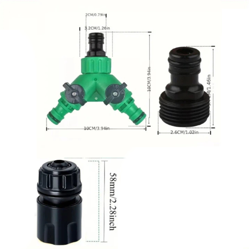 2Packaged garden hose connecti - Smart Garden Hose Valve review and price