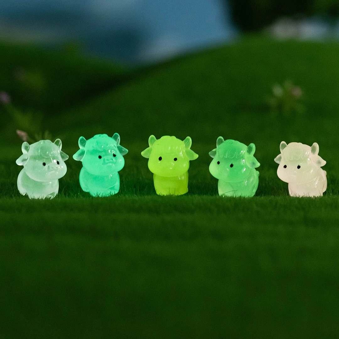 6pcs Luminous Mini Yak Tiny Re - Smart Garden Diy review and price