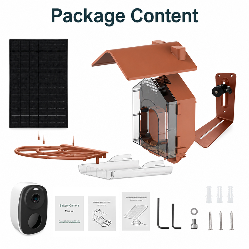 Solar Bird Feeder With Built I - Smart Garden Outdoor review and price