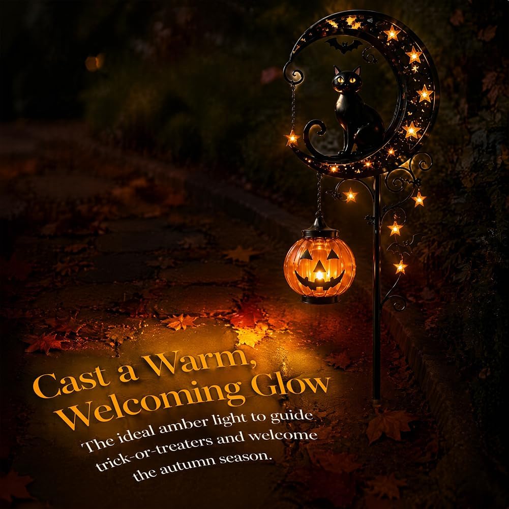 Solar Halloween Black Cat & Pu - Smart Garden Solar review and price