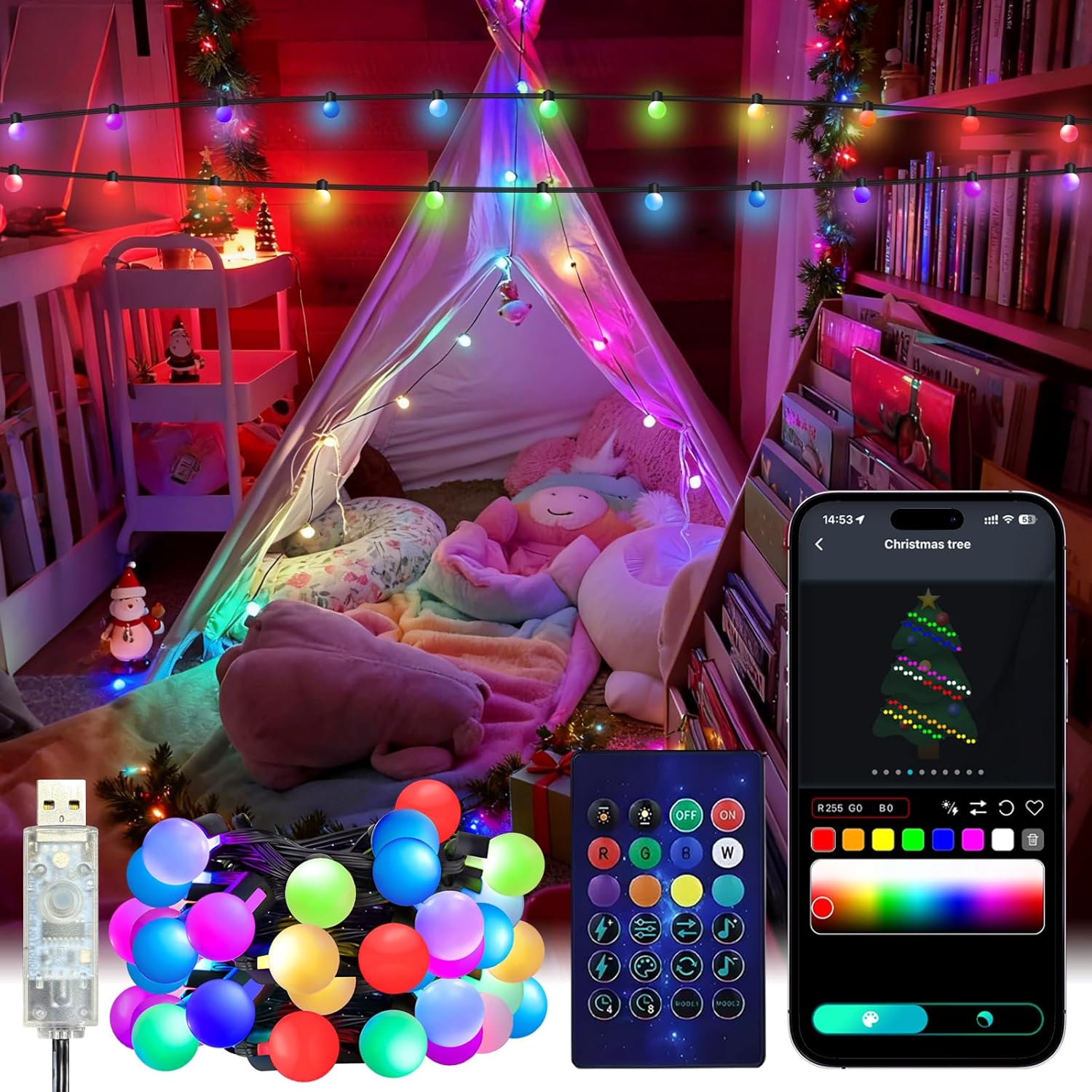 Smart Globe String Lights 5/10 - Smart Garden Outdoor review and price