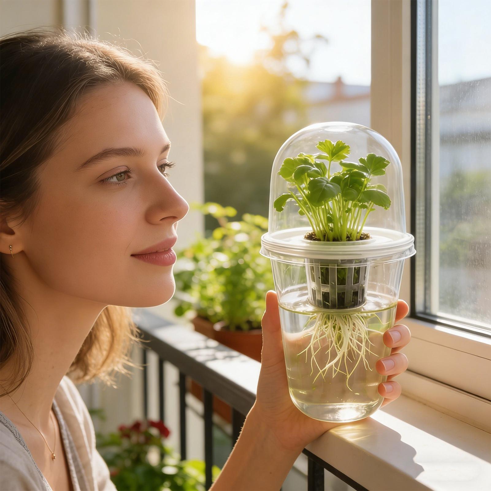1-5pc Visible Clear Plants Ger - Hydroponic Grow Pod review and price