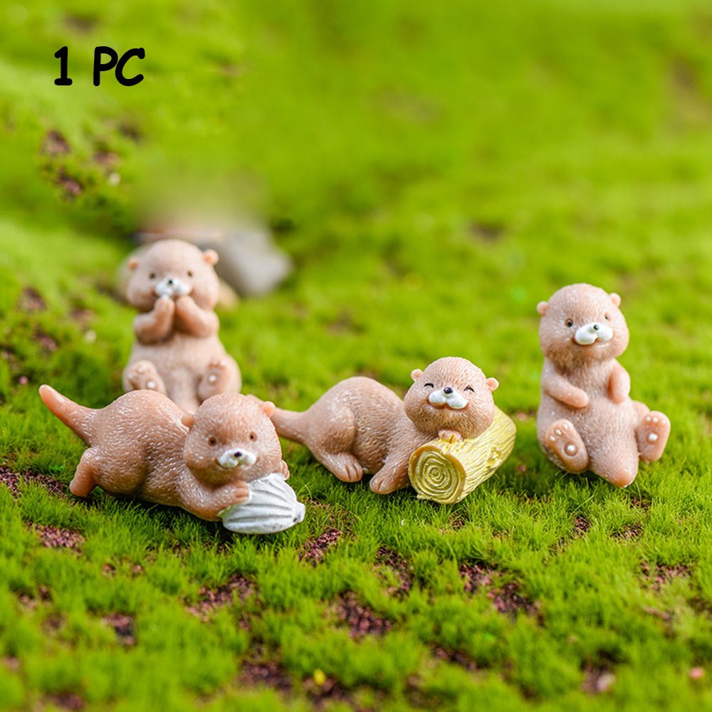 Otters Figurine Mini Home Deco - Smart Garden Diy review and price