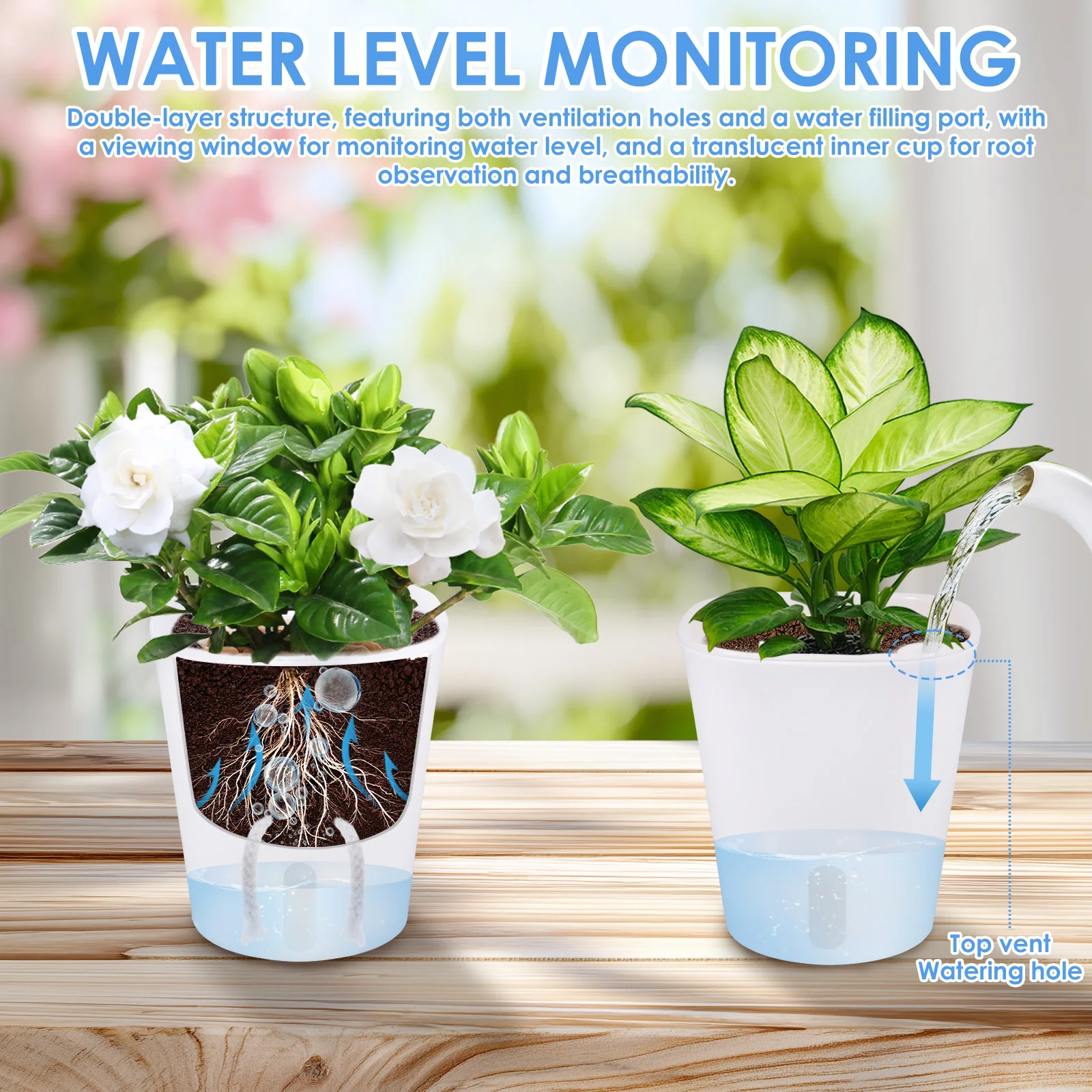 10 Pcs Self Watering Planter L - Hydroponic Grow Pod review and price