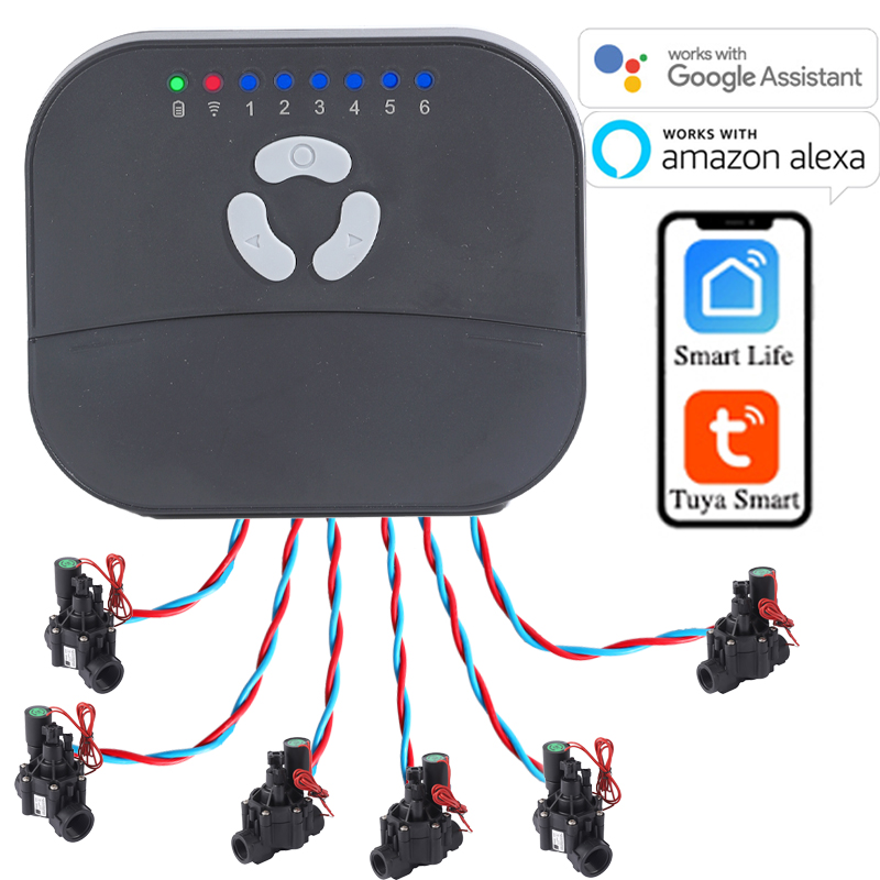 6 Zone WIFI Connect Tuya Smart - Smart Garden Monitoring System review and price