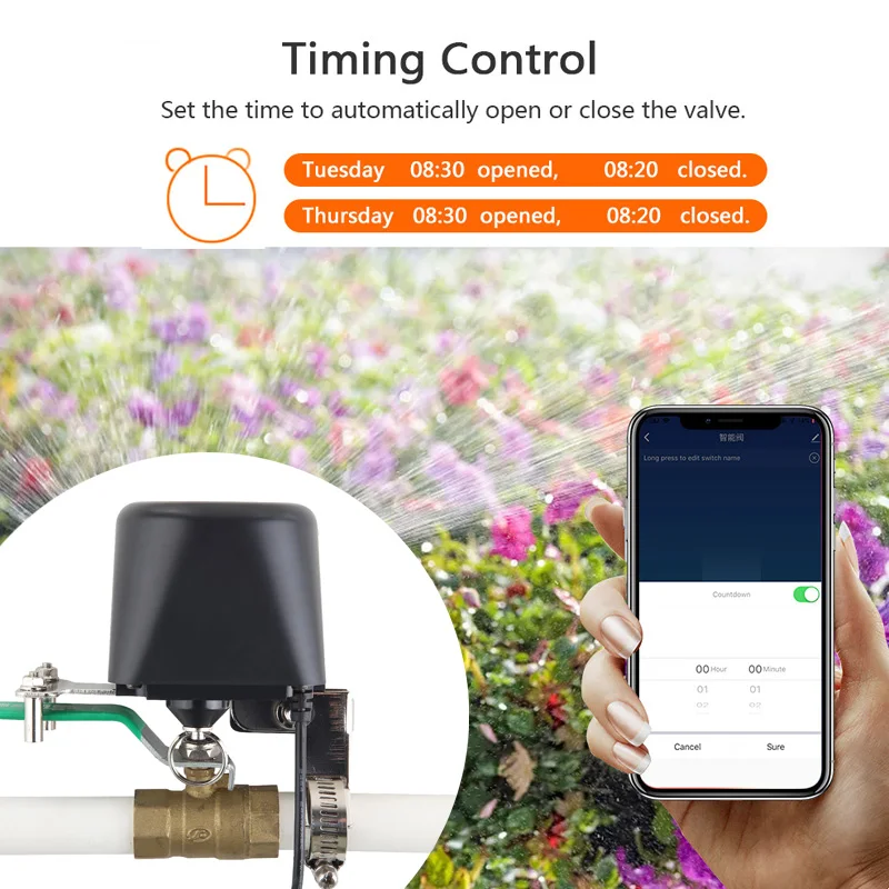 Smart WiFi Water Valve Zigbee  - Smart Garden Water Timer review and price