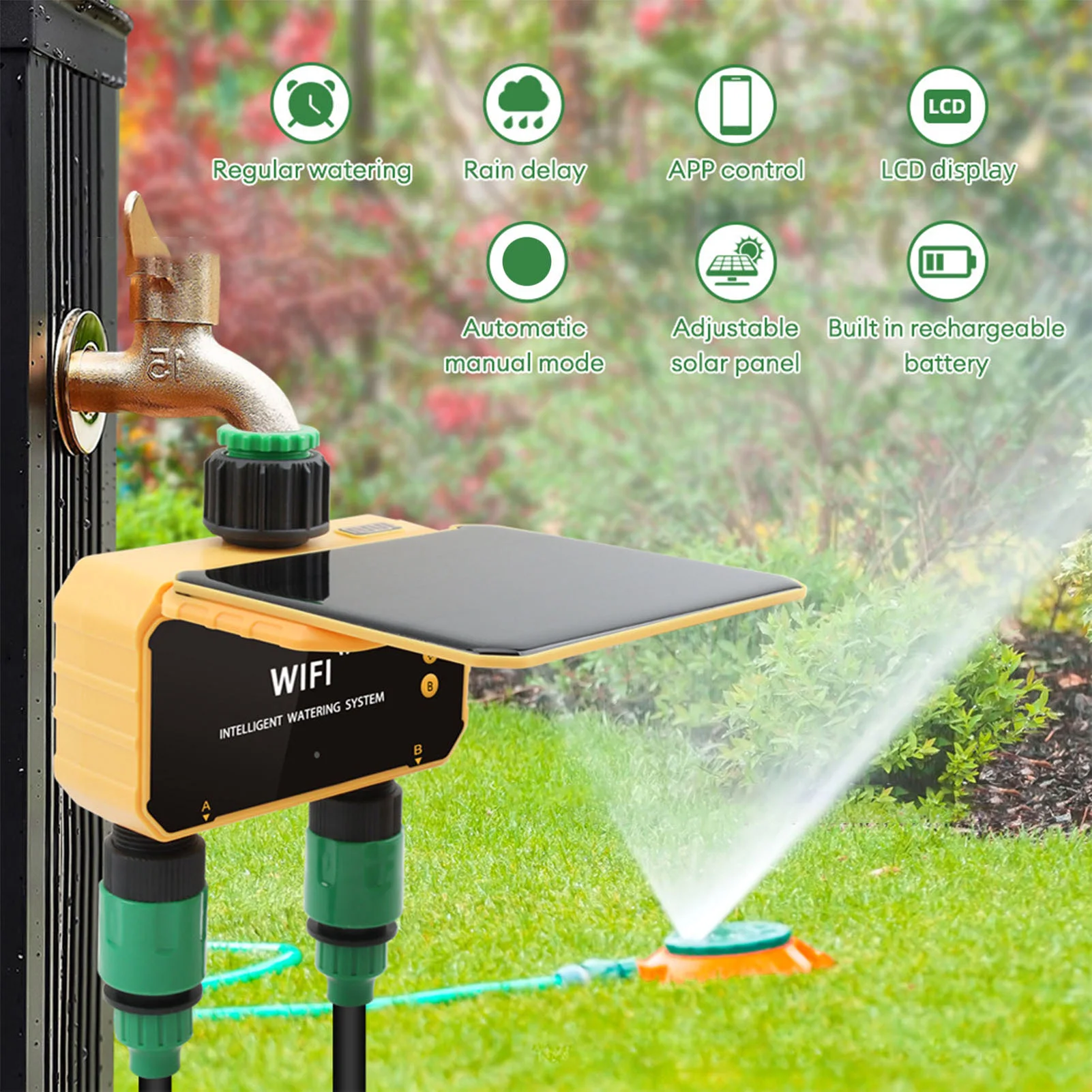 Solar WiFi Smart Irrigation Ti - Smart Garden Solar review and price