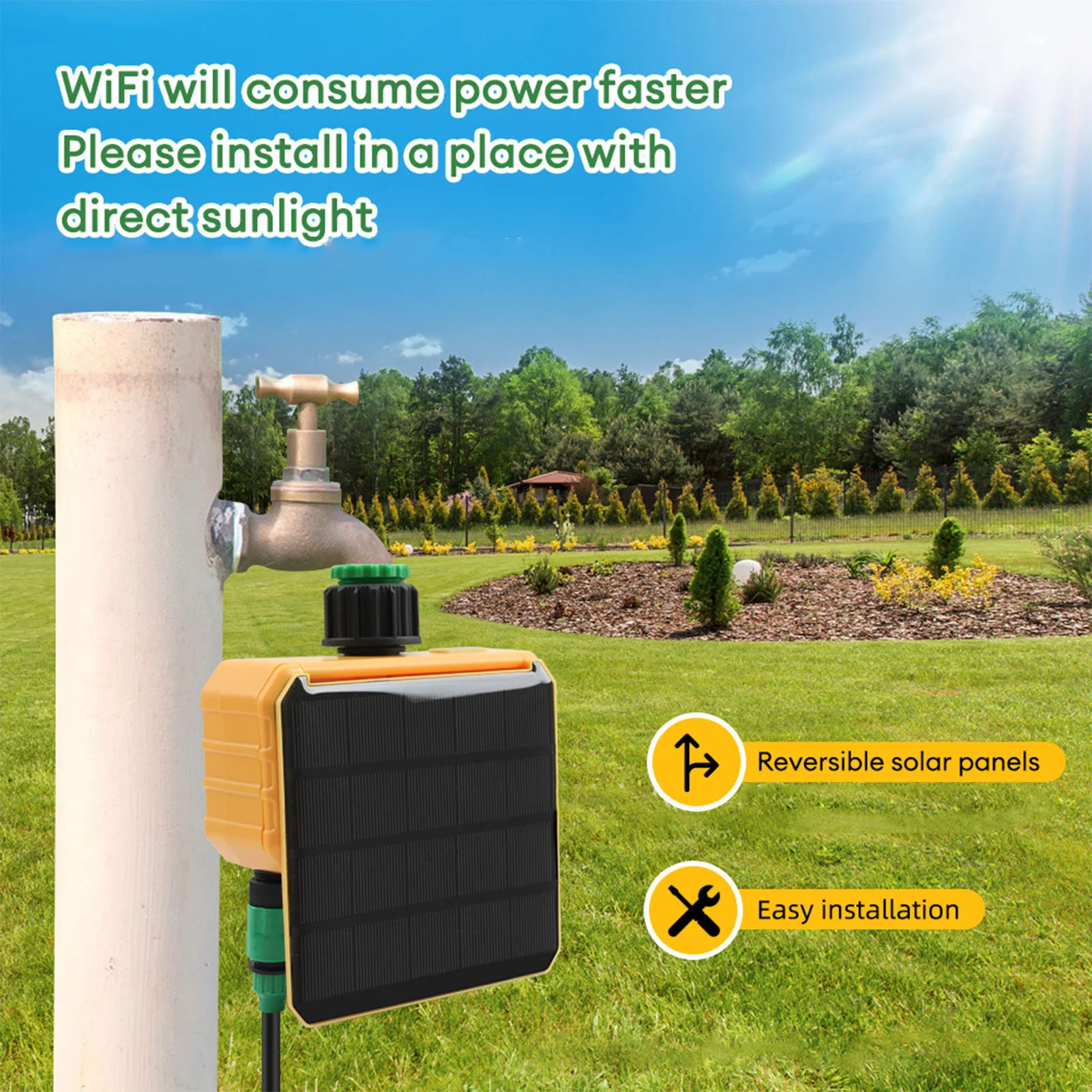 Solar WiFi Smart Irrigation Ti - Smart Garden Solar review and price