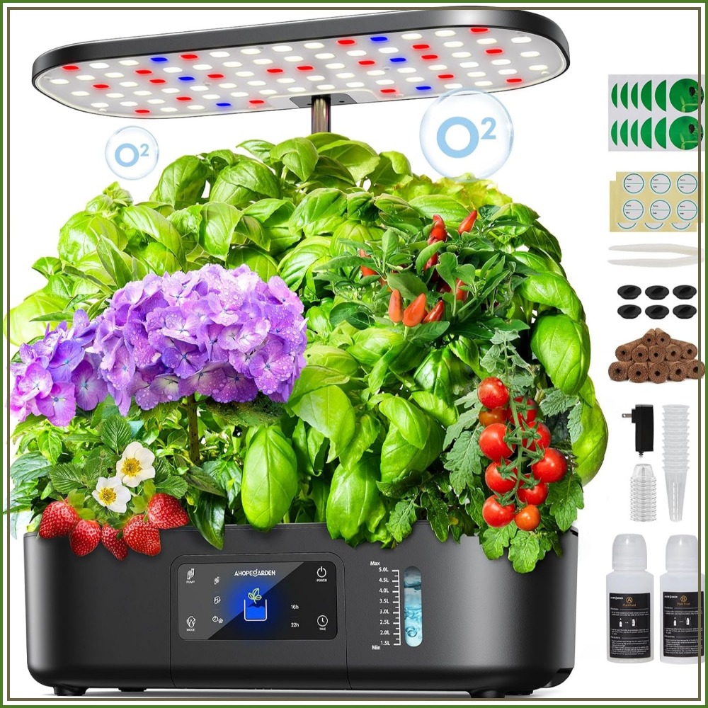 12-Pod Indoor Hydroponic Garde - Hydroponic Grow Pod review and price