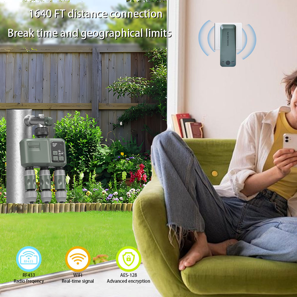 Tuya Wifi+RF433 3-outlet Water - Smart Garden Water Timer review and price