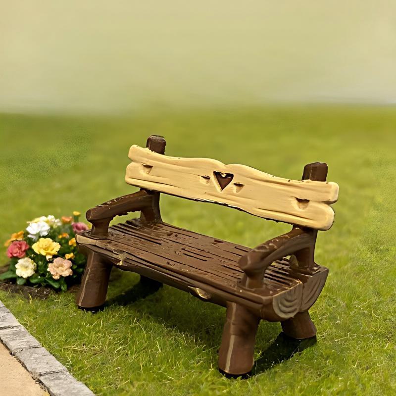 2Pcs 1/12 Miniature Bench Doll - Smart Garden Diy review and price